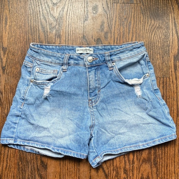 PULL&BEAR DENIM SHORTS SIZE 34 - Picture 1 of 6